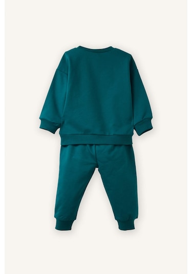 Defacto Sweatshirt Kumaşı 2li Takım Erkek Bebek E8430a526spgn265 Yeşil-gn265 Defacto Sweatshirt Kumaşı 2li Takım Erkek Bebek E8430a526spgn265 Yeşil-gn265