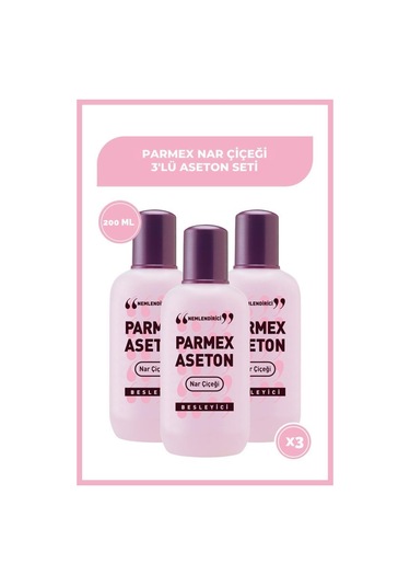 Parmex Nar Çiçeği Aseton 3 x 125 ML