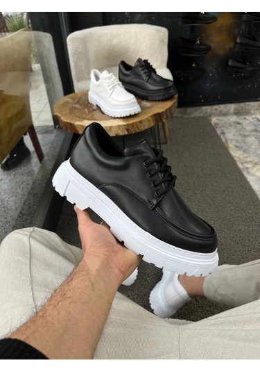 Kb-x6 Kuback Siyah Cilt Günlük Erkek Ayakkabı Siyah17