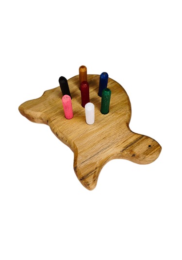 Çubuk Dizme Oyunu Ahşap Kaplumbağa