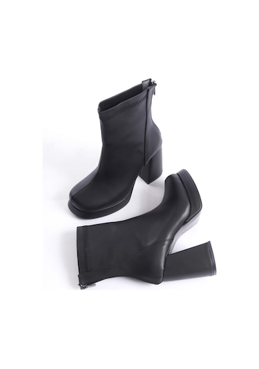 Mila Kadın Soğuk Geçirmez Kışlık Ortopedik Bot Siyah