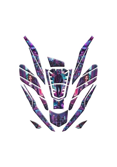 Gogo Tank Pad Full Set 015 Gta 26 Parça - Honda Pcx 2021-2024