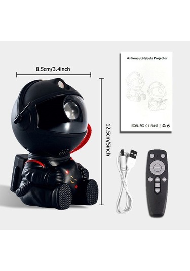 Metabagua De Beers 2024 Galaxy Star Prctor Uzay Adamı Lambası Yıldızlı Gökyüzü Gece Lambası Düğün Odası Dekorasyonu Doğum Günü Partisi Hediyeleri Için Ortam Işıkları Gvzapn Bej