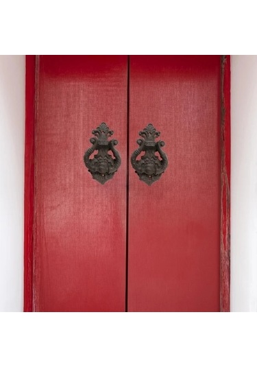 Willowhaven 2 Adet Kapı Çekme Halkası Antika Dökme Demir Kapı Tokmakları Dekoratif Ev Aksesuarı