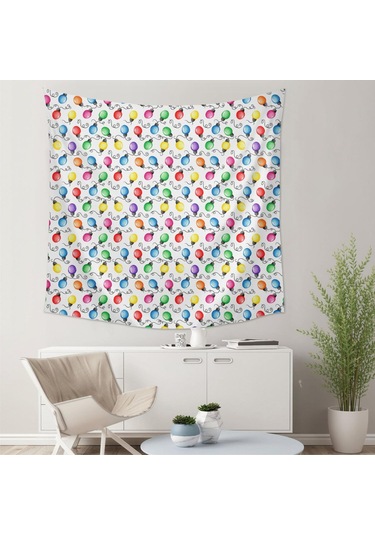 Noel Desenli 59x59 İnç Kare Duvar Halısı, Oturma Odası, Yatak Odası Ve Genç Odası İçin-a143