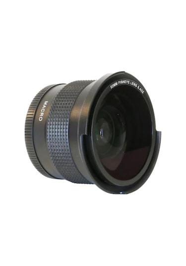 Raypro 58 MM 0.42x Super Geniş Açı Fisheye Balıkgözü + Makro Lens