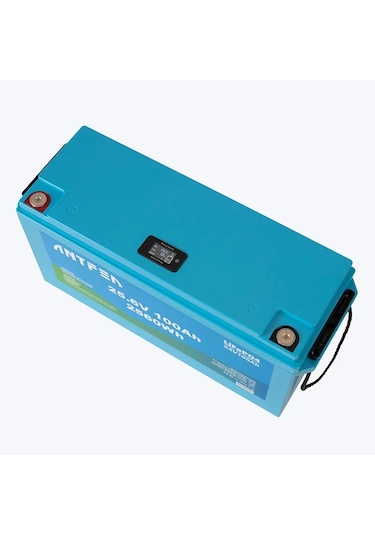 Antfea 25.6v 100ah Abs Lityum Akü Akıllı Ekran Lifepo4