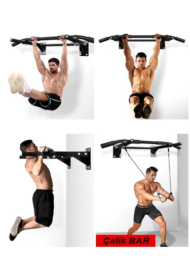 Raiden Duvar Barfiksi Duvara Monte Barfiks Çekme Aleti Kapı Barfix