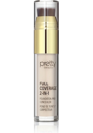 Wonderway Full Coverage 2-in-1 Fondöten & Kapatıcı Concealer 01 Açık Ten