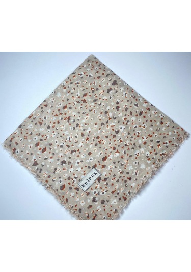 Saçaklı Pamuk Tülbent - 05505 - 95 X 95 / Vizon - 13 Vizon - 13