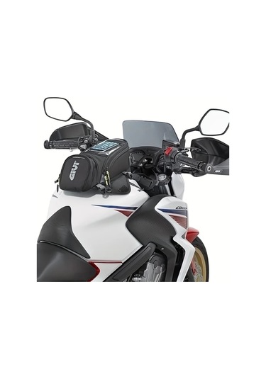 Motion003 1 Adet Gıvı9527 Motosiklet Yakıt Çantası Mobil Telefon Navigasyon Tankı Çok Fonksiyonlu Küçük Yağ Rezervuar Paketi 1 Pcs 20l Black