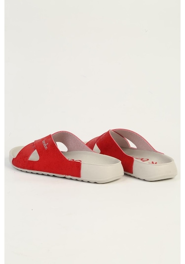 Benetton Bn-1417 Kadın Terlik Kırmızı