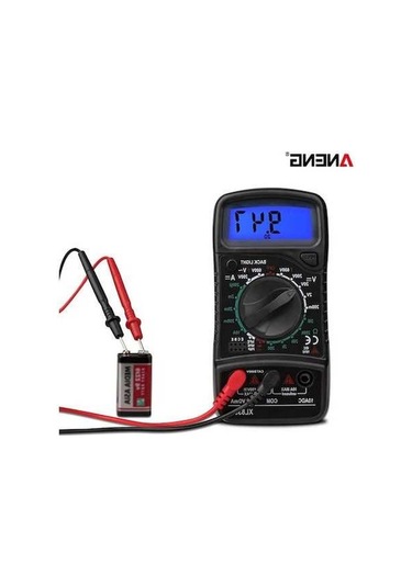 Dancemonkey Xx Aneng Xl830l Dijital Elektrik Ölçme Cihazı Ampermetre - Siyah
