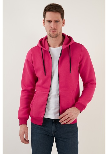 Buratti Regular Fit Kapüşonlu Fermuarlı Içi Tüylü Yumuşak Şardonlu Kışlık Erkek Sweat 5905340 Fuşya Buratti Regular Fit Kapüşonlu Fermuarlı Içi Tüylü Yumuşak Şardonlu Kışlık Erkek Sweat 5905340 Fuşya