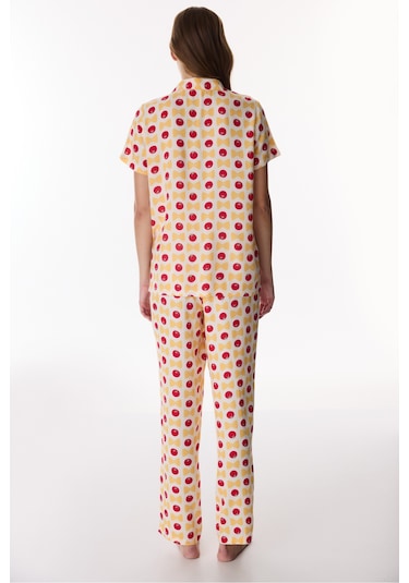 Penti Renkli Pasta Time Gömlek Pantolon Pijama Takımı