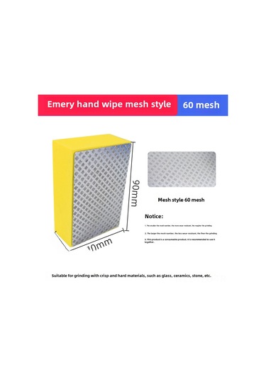 Yuntech01 Diamantlı Seramik Ve Cam Kenar Taslaştırıcı - 60 Ağızlı Zımpara Levhası, Profesyonel Polisaj Ve Taşlama Aracı