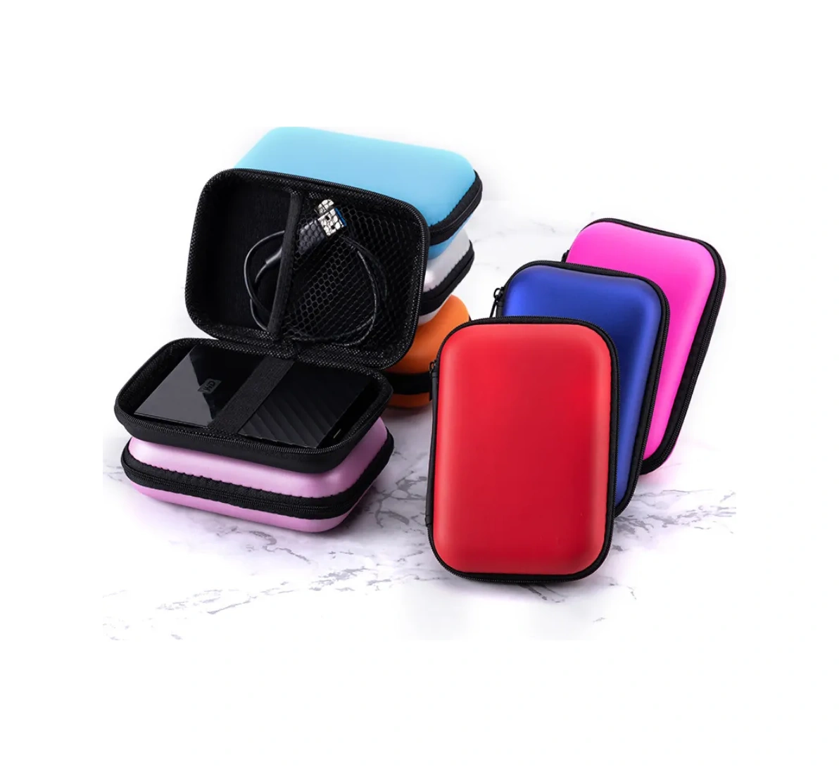 Jintao Şarj Cihazları Ve Kablolar İçin Genişletilmiş Saklama Organizeri 276572164 Kraliyet Pembesi