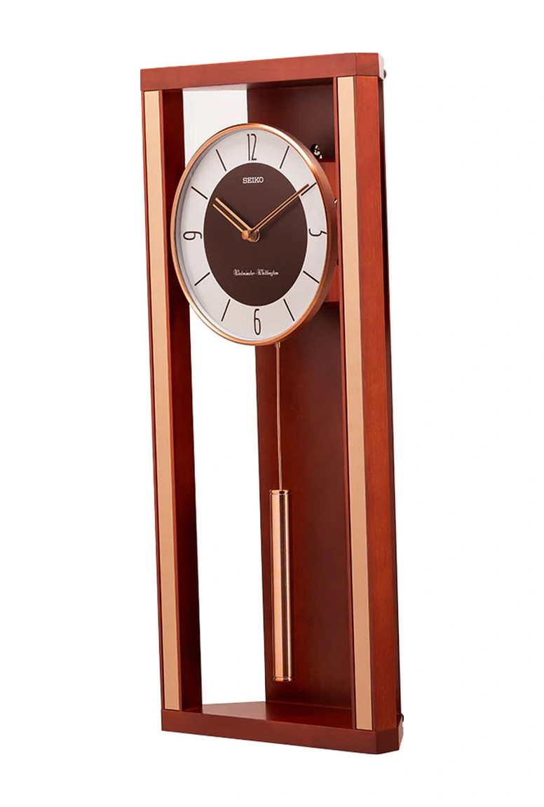 Seiko Clock Qxh068z Duvar Saati Kahverengi