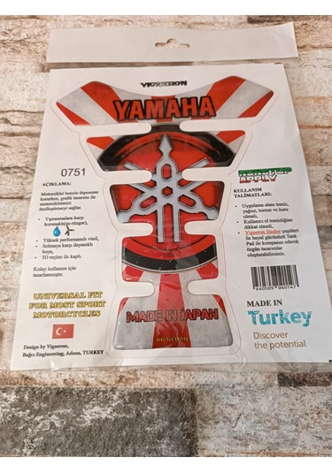 Vigneron Yamaha Kırmızı Tankpad