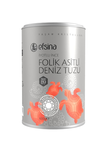 Efsina Folik Asitli Deniz Tuzu 600 G