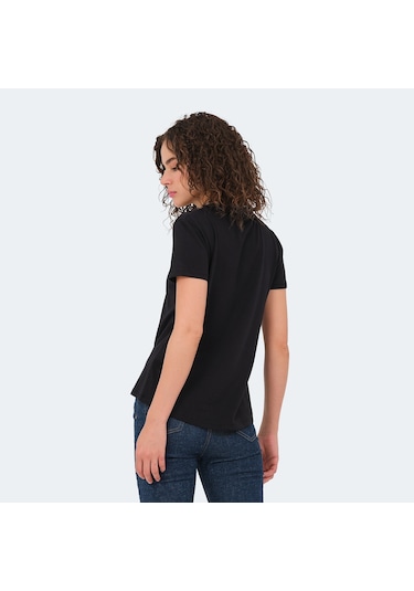 Slazenger VIRAJ Kadın  Siyah Tişört