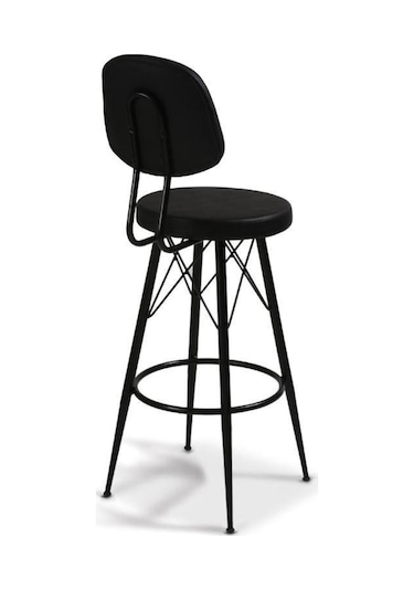 Bar Sandalyesi Bar Taburesi Mutfak Sandalyesi Cafe Bar Sandalyesi (546046771) Siyah