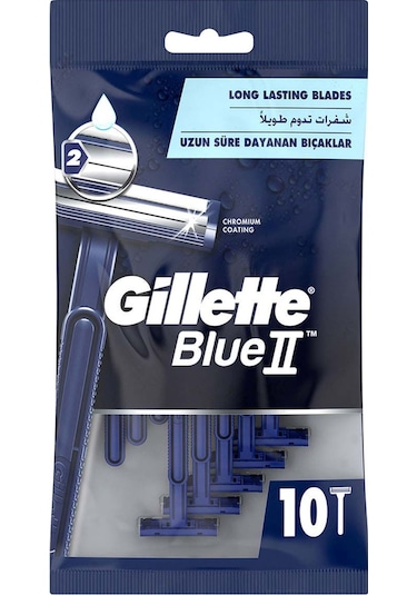 Gillette Blue2 Kullan At Tıraş Bıçağı 10 Adet