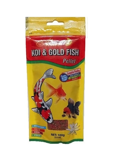Ahm Koi&Goldfish Pellet Top Yem 100gr(100)