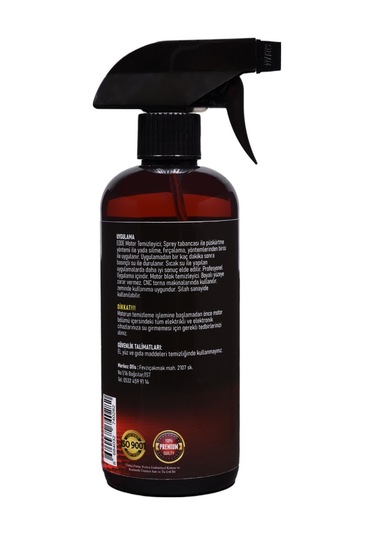 Araba Araç Oto Premium Motor Temizleyici Sprey Motor Temizleme Spreyi 500 Ml Oto Detailing