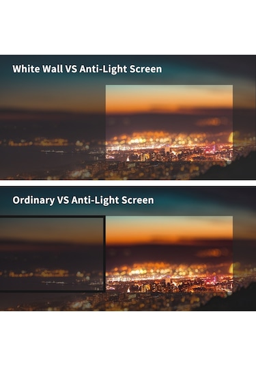 Xindoker Taşınabilir Yansıtıcı Projeksiyon Perdesi - 60 İnç 16:9, Kolay Kurulum, Hafif Ve Katlanabilir