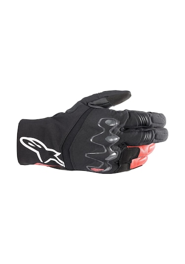 Alpinestars Hyde Xt Ds Wp Korumalı Motosiklet Eldiveni Siyah Kırmızı
