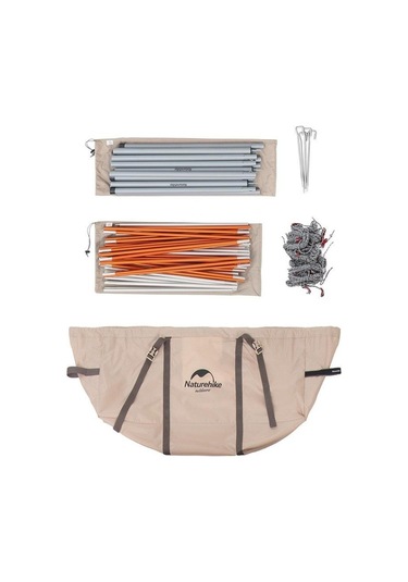 Naturehike Cloud Vessel Upf50+ Snow Skirt 4-6 Kişilik Tünel Çadır Krem