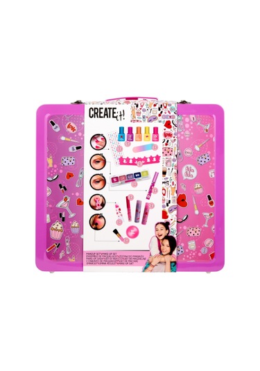 Create It Büyük Metal Kutulu Makyaj Seti