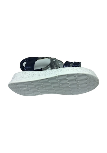 Ortopedikal Grafen Kız Çocuk Sandalet Taşlı Topuklu Abiye (355967257) Lacivert