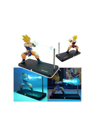 Dragon Ball Son Goku Kamehameha Gece Lambası Detaylı Dinamik Masa Dekorasyonu Hediye Koleksiyonları İçin Mükemmel - Xin Çok Renkli