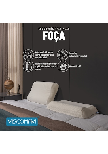 Viscomavi Foça Ergonomik Visco Yastık