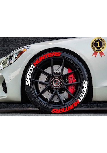 Speedhunters Çift Renk Lastik Yazısı Yeni Model - Motor Ve Araçlar Için Lastik Yazıları