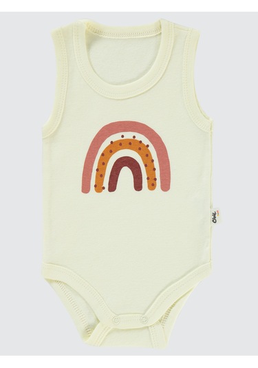Civil Baby Kız Bebek Çıtçıtlı Badi 1-36 Ay Fildişi Fil Dişi