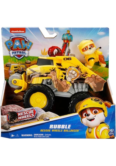 Paw Patrol Rescue Wheels Temalı Araçlar Rubble