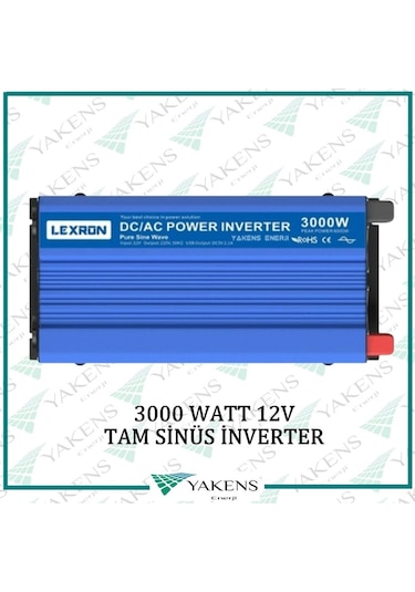 Lexron 3000 Watt 12v Tam Sinüs İnverter