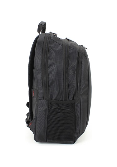 Case Club Siyah Sırt Çantası 17.3’’ Laptop Bölmeli Su Geçirmez Kumaş Siyah
