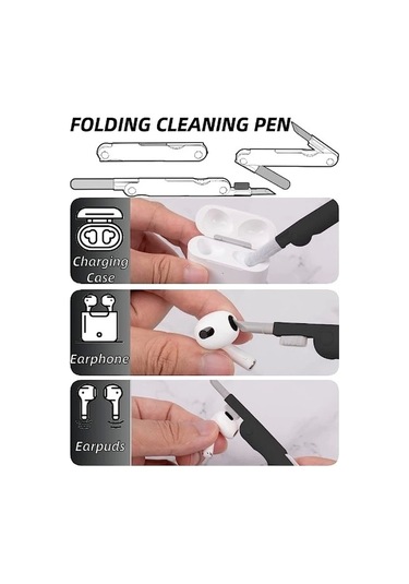Çok Fonksıyonlu 7 In 1 Aırpods Klavye Ekran Kulaklık Temızleme Kıtı Renkli