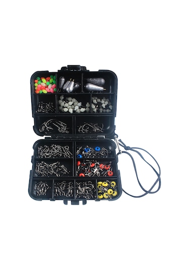 Hombey Balıkçılık Erişimciler Seti 177 Parça - Çeşitli Balıkçılık İhtiyaçlarını Karşılar, Profesyonel Malzeme İle Kutulu Paket