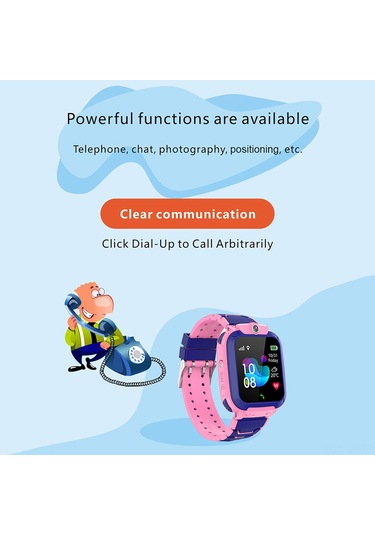 Leezsing Çocuklar İçin Akıllı Saat: Lbs Takip, Sos Çağrı, Ip67 Su Geçirmez, Pembe Q12 Modeli Çok Renkli