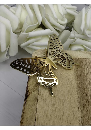 Re Chic Sh Broş "kelebek Etkisi" 183705791 Altın Rengi