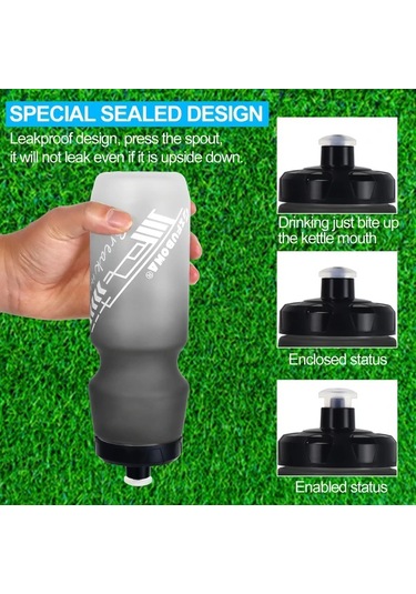 Dashanshop Gıfubowa 24oz Sızdırmaz Bisiklet Şişesi Mavi Bpa Free Spor Fitness Mavi