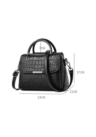 Shidai888 A966-5 Taş Desen Bayan Tek Omuz Çantası Mavi