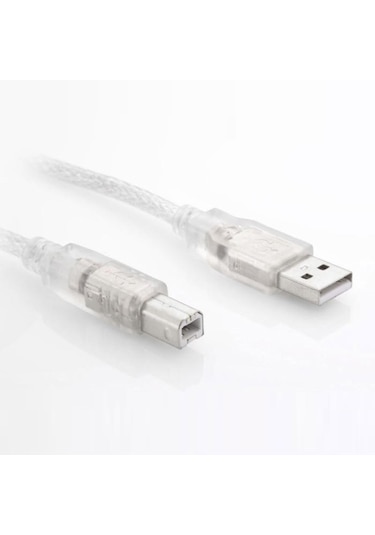 S-Link SL-U2005 Usb 2.0 Şeffaf 5M Yazıcı Kablo