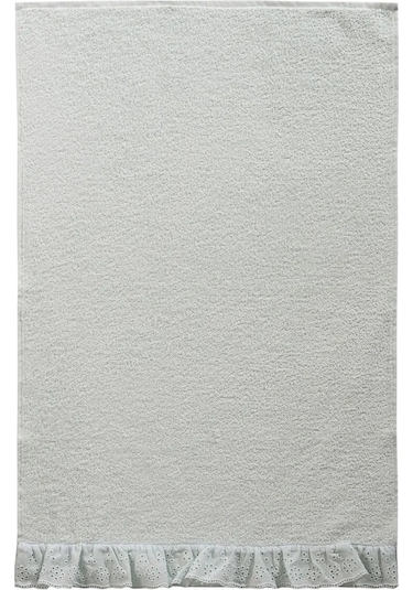 Yeşil Fırfırlı Yüz Havlusu 50x80 Cm