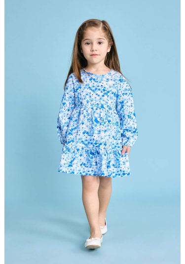 Defacto Kız Bebek Çiçekli Uzun Kollu Gofre Dokulu Elbise B9290A524SPWT34 Beyaz Defacto Kız Bebek Çiçekli Uzun Kollu Gofre Dokulu Elbise B9290A524SPWT34 Beyaz